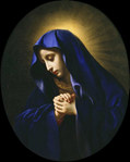 カルロ・ドルチ「悲しみの聖母」（1650年）国立西洋美術館所蔵