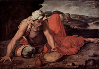 ダニエレ・ダ・ヴォルテッラ『予言者エリア』（1550年 - 1560年頃）シエナ、Pannocchieschi d'Elci家のコレクション
