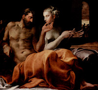 フランチェスコ・プリマティッチオ『オデュッセウスとペーネロペー』1563年