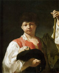 ジョヴァンニ・バッティスタ・ピアッツェッタ『幼い物乞い』1725-30 シカゴ美術館