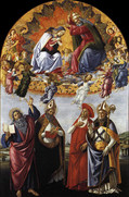 サンドロ・ボッティチェッリ『サン・マルコ祭壇画』1483年、ウフィツィ美術館所蔵