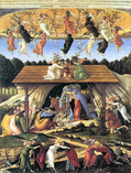 サンドロ・ボッティチェッリ『マニフィカトの聖母』1483-85年、ウフィツィ美術館所蔵