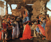 サンドロ・ボッティチェッリ『東方三博士の礼拝』1475年頃、ウフィツィ美術館所蔵