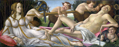 サンドロ・ボッティチェッリ『ヴィーナスとマルス』1483年