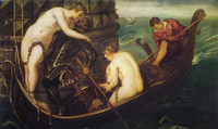 ティントレット『スザンナの水浴　』1550年代　ウィーン、美術史美術館