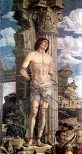 アンドレア・マンテーニャ『聖セバスティアヌス』1480年頃、ルーヴル美術館