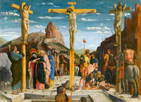 アンドレア・マンテーニャ『磔刑図』1457－60　ルーヴル美術館