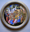 フィリッポ・リッピ『東方三博士の礼拝』1445-50年頃、ナショナル・ギャラリー (ワシントン)所蔵