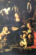レオナルド・ダ・ヴィンチ『岩窟の聖母』1483-1486、ルーブル美術館蔵