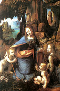 レオナルド・ダ・ヴィンチ『岩窟の聖母』1495 - 1508、ナショナルギャラリー (ロンドン)蔵
