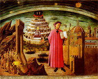ミケリーノ《ダンテ、『神曲』の詩人》フィレンツェ、サンタ・マリア・デル・フィオーレ大聖堂