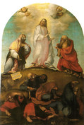 ロレンツォ・ロット『キリストの変容』1510-12年　レカナーティ市立絵画美術館