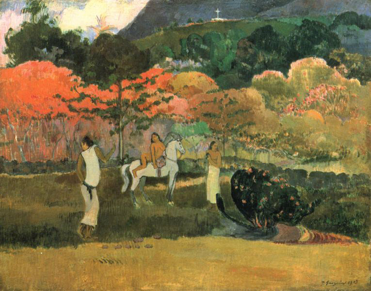ポール・ゴーギャン Eugene Henri Paul Gauguin 「Breton Village in Winter. 1894」 通販 